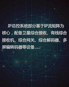 IP总控解决方案